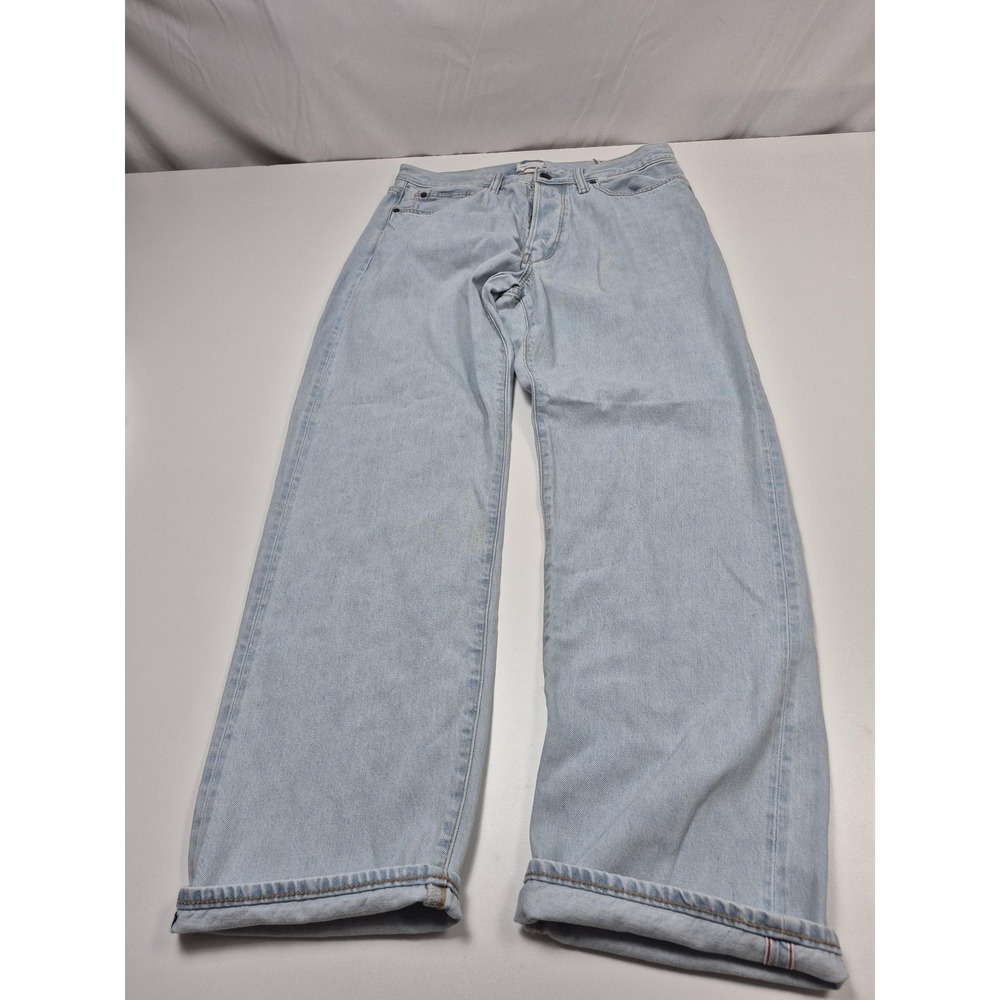 Todd Snyder Selvedge Relaxed Fit Jeans Mens 33x32 Light Wash Straight Leg Denim